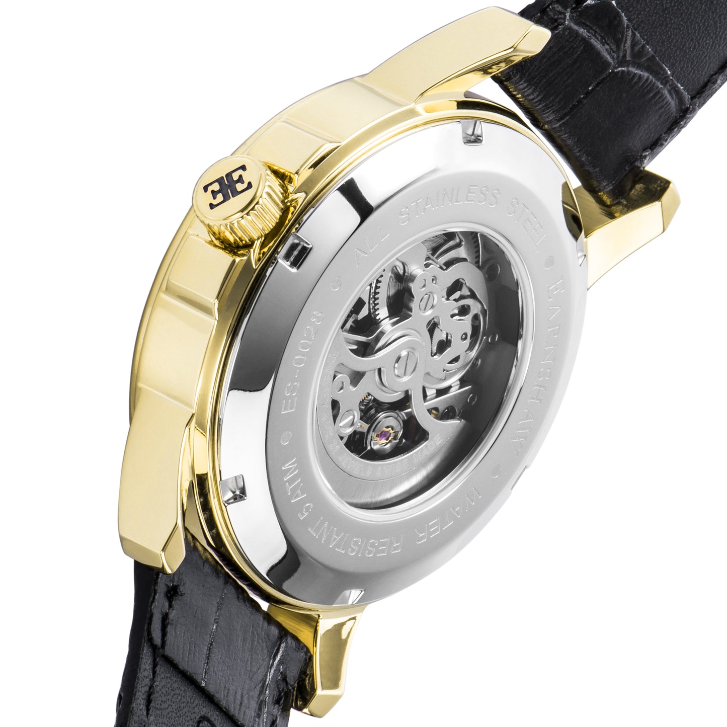 SWISS MADE BEAGLE SKELETON AUTOMATIC LUXURIOUS BLACK