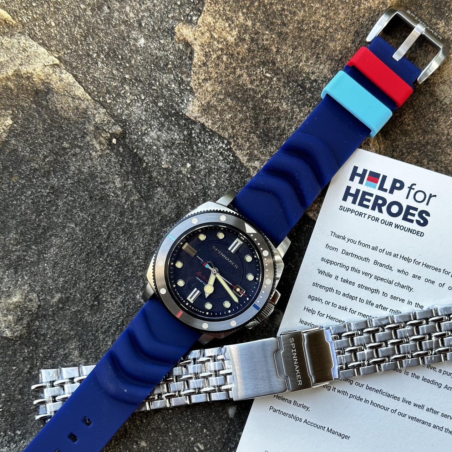 HULL COMMANDER AUTOMATIC HELP FOR HEROES LIMITED EDITION