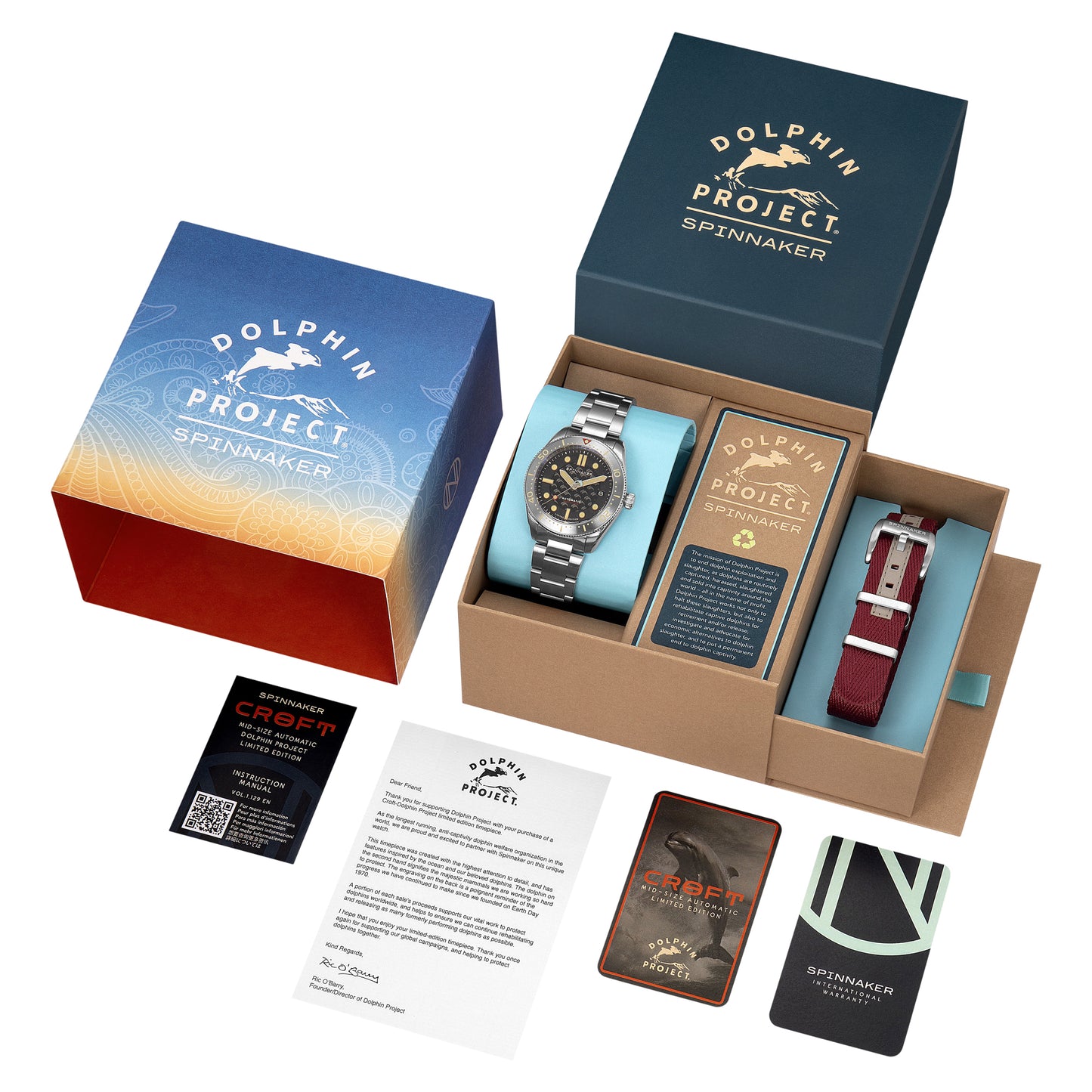 CROFT MID-SIZE AUTOMATIC DOLPHIN PROJECT LIMITED EDITION